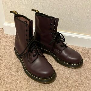 Dr. Martens purple 1460 boots
